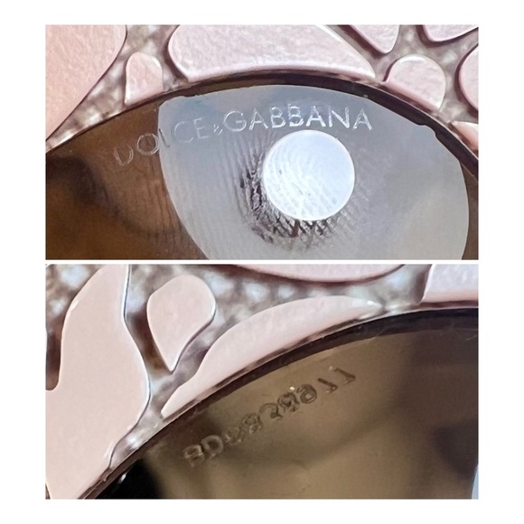 Dolce and Gabbana Pink/Brown Gradient DG4267 Brocade Cat Eye Sunglasses - Picture 7 of 9